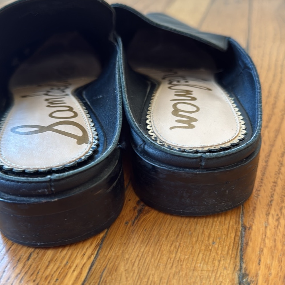 Sam Edelman Lewellyn Black Studded Mules 37 US7 - Picture 6 of 8